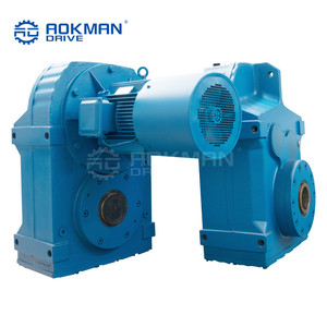 Moteur à engrenages hélicoïdaux à arbre parallèle à couple élevé, boîte de vitesses pour convoyeurs, grues, mélangeurs, solution d'entraînement industrielle OEM/ODM 10 CV 10:1 - Product Image 2