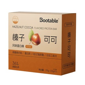 <span class=keywords><strong>Barre</strong></span> <span class=keywords><strong>protéinée</strong></span> au goût de noisette et de cacao - 36% de protéines NRV, sans graisses trans, goût cacao-noisette, <span class=keywords><strong>barre</strong></span> énergétique saine traitée à froid - Product Image 1