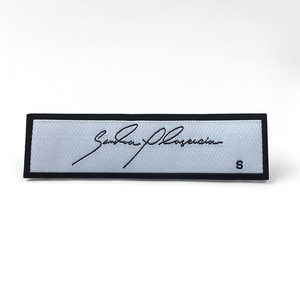 Etiqueta tejida <span class=keywords><strong>damasco</strong></span> exclusivo privado de lujo de la ropa de las ropas para el fabricante de la ropa - Product Image 5
