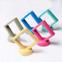 Boîte de présentation flottante 3D, support de présentation de pièces de monnaie, cadre de suspension, boîte