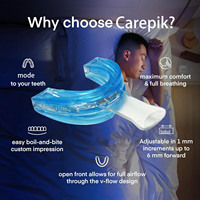 Dispositif anti-ronflement Bycare AS-006, nouveauté 2025, en ABS et silicone, rétenteur lingual buccal, vente chaude