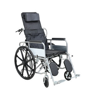 <span class=keywords><strong>Silla</strong></span> <span class=keywords><strong>de</strong></span> <span class=keywords><strong>ruedas</strong></span> manual plegable <span class=keywords><strong>de</strong></span> respaldo alto y totalmente reclinable <span class=keywords><strong>de</strong></span> fabricante <span class=keywords><strong>con</strong></span> orificio para <span class=keywords><strong>inodoro</strong></span> para discapacitados - Product Image 5