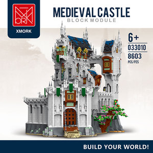 XMORK Set di Costruzioni Castello Medievale MOC 8603 Pezzi, Fortezza Antica Europea, Giocattolo Fai-da-Te per Adulti e Collezionisti di Architettura - Product Image 4