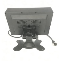 Monitor CCTV de 7 Pulgadas para Camión o Autobús Escolar, 800*480, RCA CVBS, Puerto AV de 2 Canales, con Visera Solar, Pantalla LCD TFT con Reproductor de DVD para Cámara