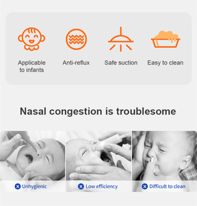 Dispositif de nettoyage de nez de bébé d'aspirateur nasal électrique sûr pour des fournitures infantiles d'<span class=keywords><strong>aspiration</strong></span> de décharge - Product Image 6