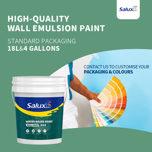 Pintura para Paredes Interiores <span class=keywords><strong>Salux</strong></span> SN220 Dorada y Gris, Resistente al Moho y a los Álcalis, Revestimiento Líquido para Oficinas y Habitaciones - Product Image 4