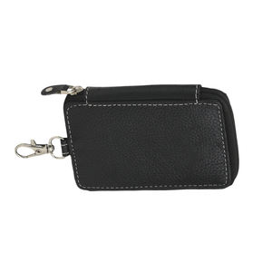 Porte-clés en cuir personnalisé avec logo Porte-clés en cuir de luxe Fabriqué au Pakistan Porte-clés en cuir souple avec fermeture éclair - Product Image 6