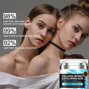 Crema Facial de Retinol y Colágeno, Reafirmante e Hidratante Intensiva, Enriquecida con Vitaminas A, B, C y E, Ácido Hialurónico, para Día y Noche - Product Image 5