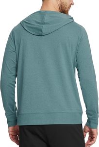 Pull-over d'hiver unisexe grande taille en polaire polyester doublé, séchage rapide, avec logo personnalisé et teinture en pièce, marque privée OEM - Product Image 2