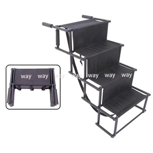Portable chien voiture <span class=keywords><strong>escalier</strong></span> léger pliant échelle pour animaux de compagnie <span class=keywords><strong>rampe</strong></span> pour camions SUVs lits hauts intérieur et extérieur utilisation véhicule outil - Product Image 1