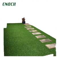 Gazon artificiel durable et écologique pour l'aménagement paysager intérieur/extérieur, tapis de gazon vert, pelouse artificielle pour patio, allée de jardin, emboîtable