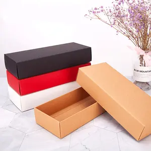 Wholesale Custom Logo Premium Luxury Cardboard Paper Rectangle Gift Printing Socks Biscuit Extension Packaging Box