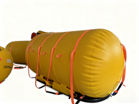 Sac de poids rempli d'eau en PVC pour la récupération et le sauvetage en mer Sacs de levage d'air cylindriques et allongés pour la dérive en plein air