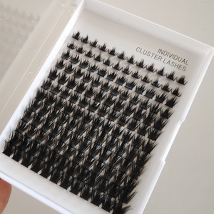 Extensions de <span class=keywords><strong>cils</strong></span> individuels DIY, <span class=keywords><strong>Cils</strong></span> en grappe <span class=keywords><strong>effet</strong></span> wispy, <span class=keywords><strong>Cils</strong></span> en grappe en gros, <span class=keywords><strong>Cils</strong></span> en grappe <span class=keywords><strong>effet</strong></span> pointes, Marque privée - Product Image 1