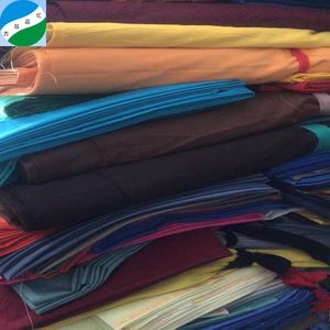 Tela de rayón de poliéster TR con borde de letras en inglés, <span class=keywords><strong>corte</strong></span> de tela, precio barato, venta al por mayor - Product Image 4