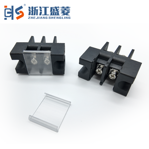 Bloque de terminales de barrera de alta corriente <span class=keywords><strong>Shengling</strong></span>, conductor de cobre 2-8 AWG, contactos de latón PBT, conexión por tornillo, alimentación industrial - Product Image 5