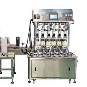 Atapck Hoge Nauwkeurigheid Automatische Full High Speed Glazen Pot Vacuüm Vulling Schroef Capping Machine Productielijn