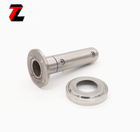 Support de verre réglable en acier inoxydable robuste SS2205 à base carrée, résistant à la rouille, pour montage sur terrasse, pour rampes d'escalier et de terrasse, DIY Tezen
