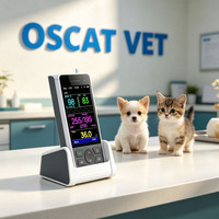 Moniteur de fréquence cardiaque vétérinaire OSCAT, moniteur multiparamètres portable pour animaux, moniteurs de CO2 pour animaux, équipement vétérinaire, clinique vétérinaire pour chats et chiens