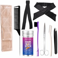 Kit d'installation de perruque Lace Front : Colle, Outils, Bandes, Bonnets et Accessoires Capillaires