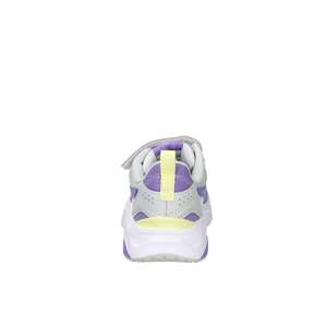 Zapatillas Puma para Niña, Color Gris, Blanco y Morado, Cierre de Velcro, Estilo Casual - Product Image 3