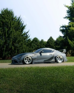 Cho TOYOTA <span class=keywords><strong>SUPRA</strong></span> cơ thể Kit <span class=keywords><strong>Supra</strong></span> nâng cấp de phong cách sợi carbon phía trước Lip Side váy khuếch tán Spoiler - Product Image 6