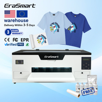 Imprimante DTF textile A3 avec deux têtes Xp600, 35 cm, Impresora DTF 220v/110v, prise US, machine DTF