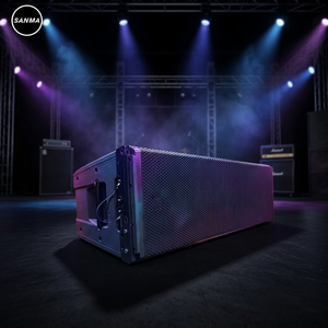 HDL 50A 4K Double12 Inch 3-way Active Line Array Speakers Powered Sound System Stage Professional Audio Speakers - Product Image 1