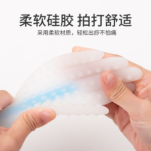 Pad Palm Clap Hand Shapemuscle Relaxant Frapper Meridian Beat Marteau Massage De Poche Slap Grattage Marteau Chauve-Souris Beat Board - Product Image 2