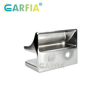 Herrajes para Muebles Garfia, Accesorios para Gabinetes, Abrazadera de Vidrio de Aleación de Zinc, Soporte para Estantes de 10 mm de Espesor, Fácil Instalación
