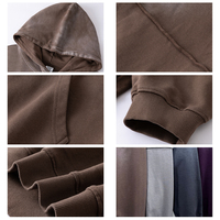 Sudadera con Capucha Vintage Lavada para Hombre y Mujer, Oversize, Hombros Caídos, Bolsillo Canguro, Estilo Urbano Y2K, Cómoda, Casual, Grunge, Hip Hop, Festival