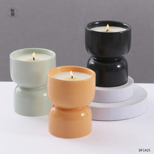 Portavelas de Cerámica Dongfang Redondo DF1425, Decoración para el Hogar, Regalo, Candelabro de Cerámica - Product Image 1