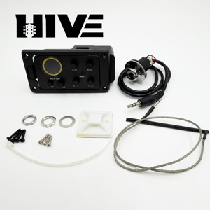 מגבר קדם-מגבר 4 תחומים KLT-10B של HIVE, אקולייזר פיאזו לגיטרה, אקולייזר לגיטרה אקוסטית, אביזרים לאקולייזר לגיטרה. - Product Image 5