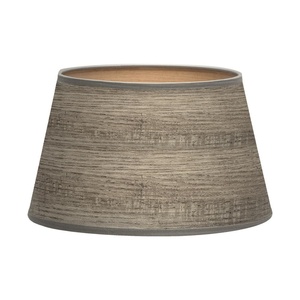 Paralume E27 con design conico, dimensioni 45x35x30 cm, in legno grigio; ideale per illuminazione decorativa e - Product Image 1
