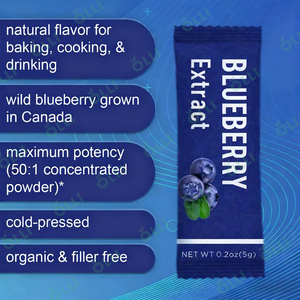 OLLI bubuk buah Blueberry alami 100% bubuk Blueberry kering beku ekstrak Bluebery - Product Image 3