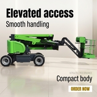 Örümcek Adam Lift China FUTLIFT Çekilebilir Hidrolik Eklemli Bomlu Platform Kiralık Platform 230kg/350kg Kapasiteli 20m Maksimum Yükseklik 360