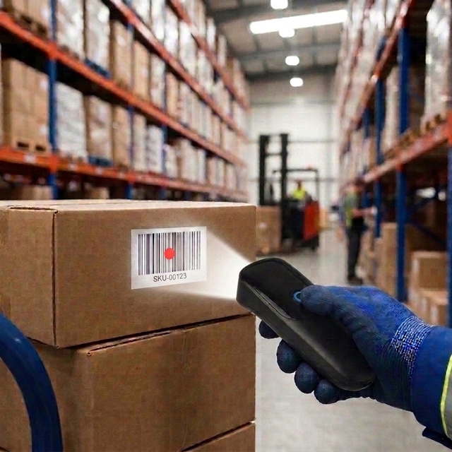 Portable Mini 2D Barcode Scanner for Android and IOS Wireless BT QR Inventory Scanner