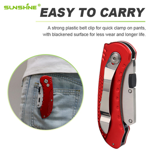 Ánh Nắng Mặt Trời Bán Buôn Mát Mini Nhỏ Hộp Cắt Nhôm Xử Lý Kim Loại Gấp Dao 10Pcs Phụ Tùng Lưỡi Dao Tiện Ích - Product Image 5