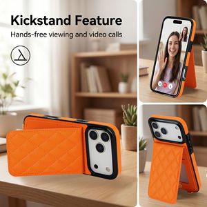 Funda de Cuero de Lujo para <span class=keywords><strong>iPhone</strong></span> 17 Pro Max con Correa de Muñeca y Correa Cruzada, Cartera RFID, Funda para Teléfono Móvil para <span class=keywords><strong>iPhone</strong></span> 16 17 - Product Image 6