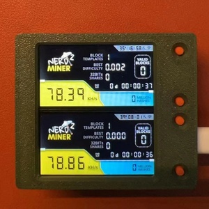 Nerdminer S19 Mini gốc 2*78 k/s BTC Xổ Số Solo Miner firmware v1.6.3 Bộ xử lý dữ liệu máy tính - Product Image 2