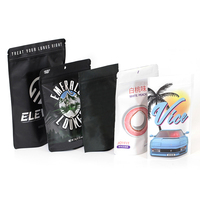 Échantillon gratuit vente en gros, sac étanche en Mylar à fermeture éclair, emballage en plastique pour produits comestibles, pochette à fermeture éclair personnalisée