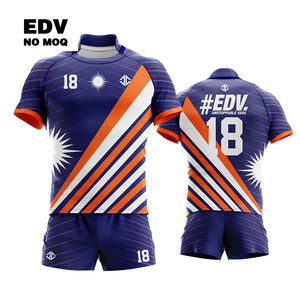 Matériaux écologiques Chemises d'entraînement de rugby par sublimation Maillot de rugby personnalisé Uniformes de rugby pour l'équipe - Product Image 3