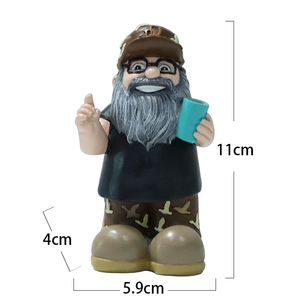Miniatura <span class=keywords><strong>de</strong></span> Resina Versión Q, Pato <span class=keywords><strong>de</strong></span> <span class=keywords><strong>la</strong></span> Dinastía, Arte Pintado a Mano, Coleccionable, Decoración del Hogar, Feng Shui, Budismo, Escritorio - Product Image 4