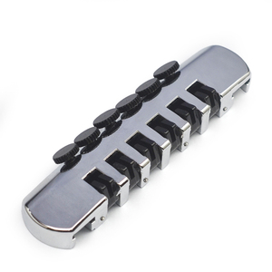 Chevalet de guitare Cordier-Chevalets de selle roulants avec goujons cachés Compatible avec la guitare électrique LP <span class=keywords><strong>Les</strong></span> <span class=keywords><strong>Paul</strong></span> 6 cordes Or/Chr - Product Image 3