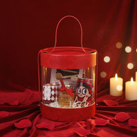 Boîte Cadeau Cylindrique Transparente Personnalisée en Carton Recyclable, Tube en Papier de Luxe Léger pour Bouquet d'Anniversaire – Vente Directe Usine