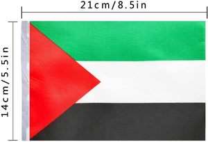 Promoción personalizada 14*21 cm bandera decorativa interior y exterior personalizada banderines palestinos Palestina cadena bandera - Product Image 2