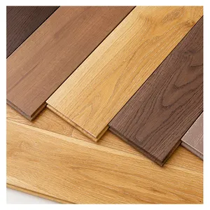 Vente en gros de plancher de bois franc massif de haute qualité Plancher de bois à 3 niveaux Plancher de chêne blanc