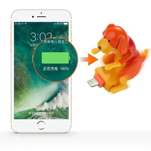 创意有趣的驼峰狗快速充电器电缆充电线可爱快速充电电源日期电缆适用于iPhone C型Android