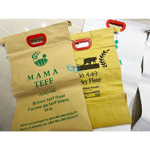 חיטה תירס חיטה נייר קמח קראפט ועפ ארוג שקית אריזה ארוג - Product Image 5