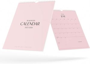 Hot Sale 2026 2027 OEM Monthly Planner <b>Calendar</b> Spiral Custom Printed Daily Wall <b>Calendar</b> - Product Image 3